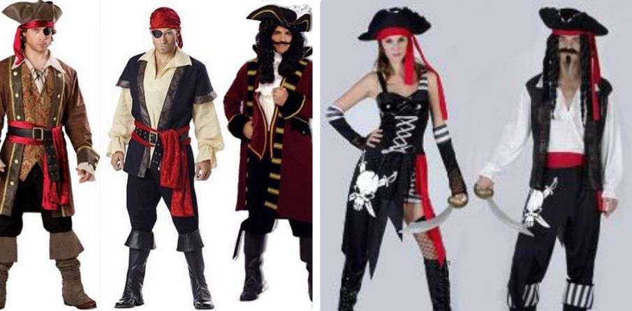 Пиратская вечеринка пройдет намного веселее, если костюмы сделать своими руками.