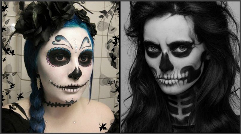 макияж на Хэллоуин для девушек