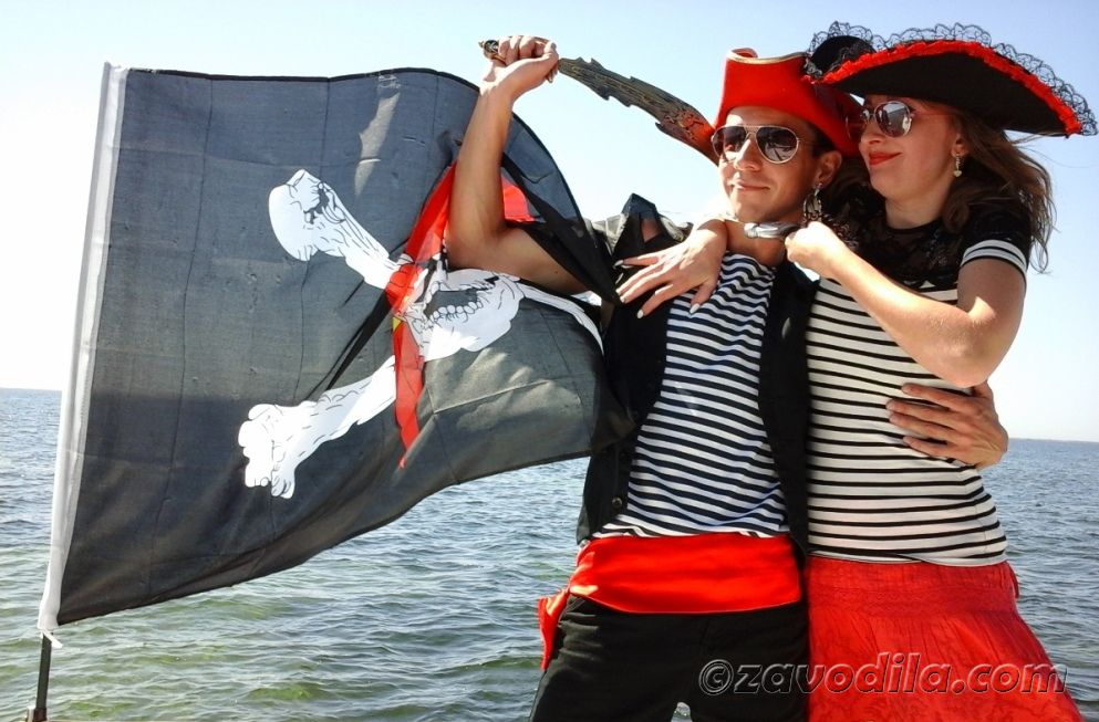 Пиратская вечеринка на яхте