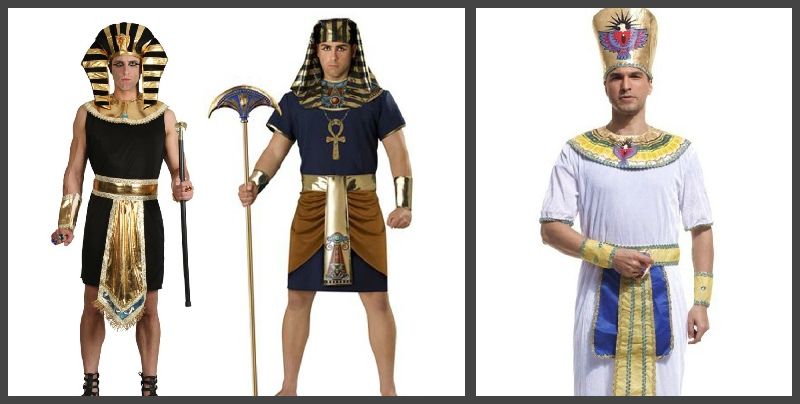 костюмы и образы фараонов, египетских богов